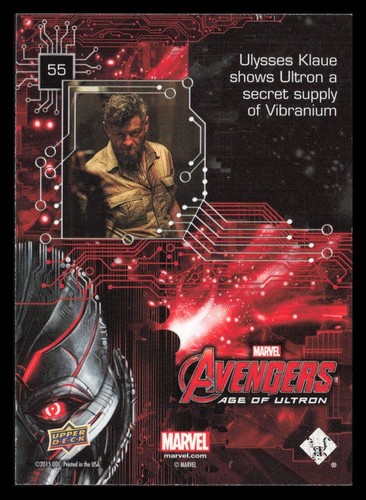 2015 Upper Deck Marvel Avengers Age Of Ultron Movie Trading Cards You Pick READ - Picture 92 of 140