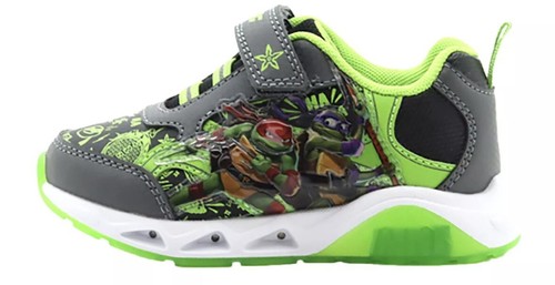 New Boys Toddler & Little Kid Teenage Mutant Ninja Turtle Shoes 7 - Picture 2 of 3