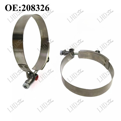 2Pcs Bolt Clamp 208326 140331 For Cummins Engine K19 K38 K50 QSK NT855''