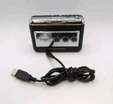 ION Tape Express Cassette Tape to Digital Converter with USB Cord WORKING 