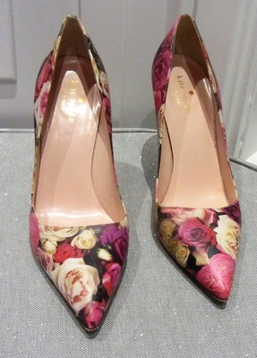 rose print heels
