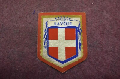Ancien écusson émaillé Biscotte Grécoire, Blason Région Savoie Ville Annecy, Insigne Collection