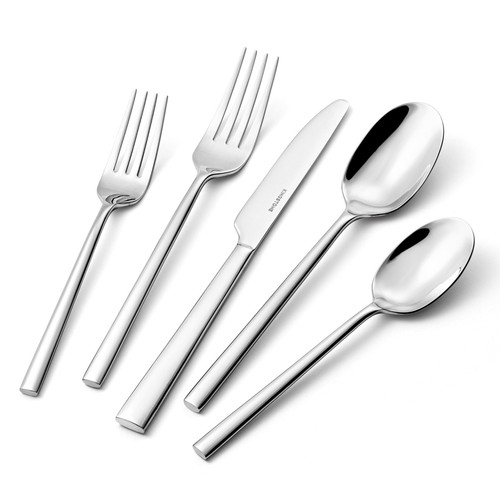 Silverware Set, 40-Piece Forged Flatware Set Cutlery Set Premium Stainless St...