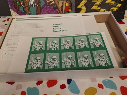 Vintage Robin Hood And The Friends Of Sherwood Forest Board Game 1992 Complete - Picture 10 of 10