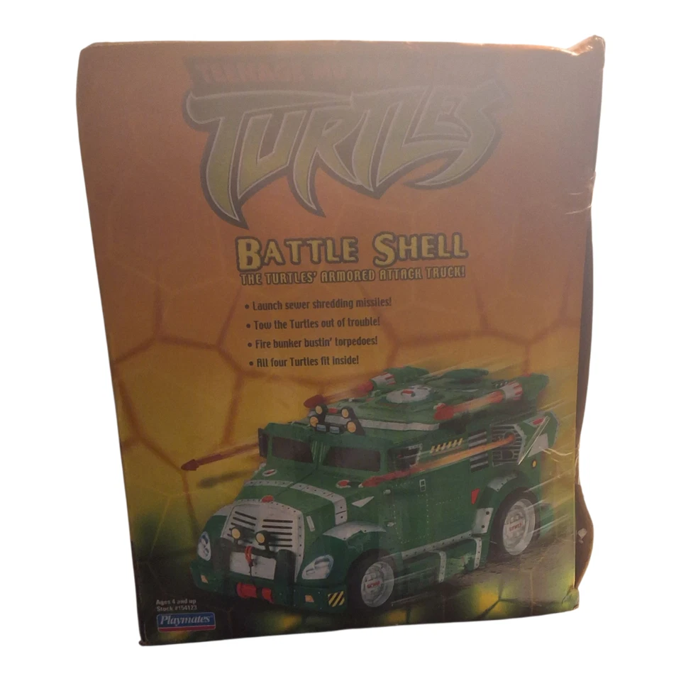 Teenage Mutant Ninja Turtles  Battle Shell Armored Truck Van Playmates new boxed - image 3 of 4