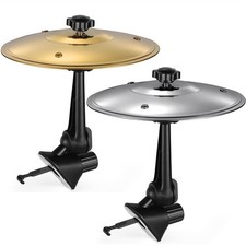 2 Pack Car Drum Cymbal Air Vent Gold Silver Clip On Dashboard Accessory Gift