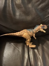 Jurassic World Dominion Roar Strikers Rajasaurus Dinosaur Figure Tested Works