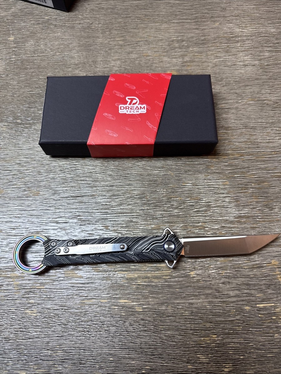 DreamTech D3312GZ Folding Knife. D2 Liner Lock! | eBay