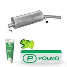 POLMO Auspuff Endschalldämpfer mit E-Prüfzeichen /760