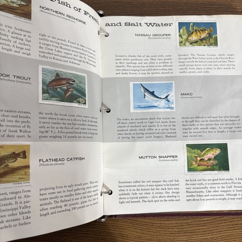 Wildlife National Conservation Federation Stamp Album 1959 To 1969 Complete - Picture 15 of 24