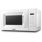 Compact 700W Microwave Oven, 0.7 Cu Ft, Pearl White