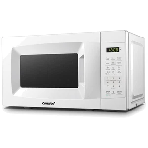 Compact 700W Four à micro-ondes, 0.7 Cu Ft, Pearl blanc