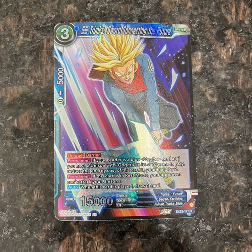SS Trunks Sword Connecting the Future EX23-17 Foil Dragon Ball Super Card | NM - 第 6/12 張圖片