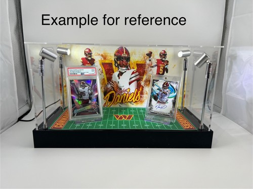 Marvin Harrison Jr - OSU - Custom 2-3 Karten PSA Vitrine mit LED Beleuchtung - Bild 7 von 7