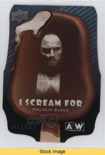 2022 Upper Deck Allure AEW I Scream For Malakai Black #ISF-15 READ 11q6