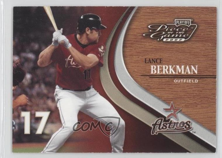 2002 Playoff Piece of the Game Lance Berkman #37 g4j