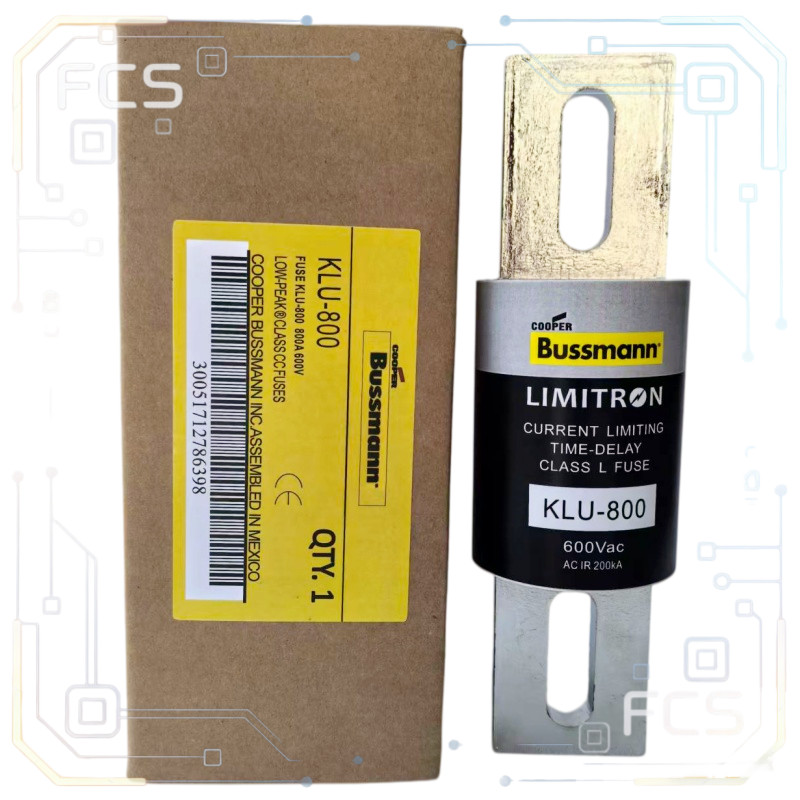 New CLASS L FUSE KLU-800 KLU800 600V 800A Time delay in stock same day shipping