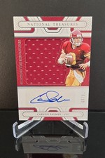 #'ed/99 AUTO 🔥 CARSON PALMER SP 2022 Panini National Treasures Silhouettes Red