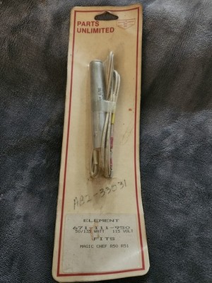  Magic Chef Heating Element 671-111-950 New Old Inventory 50/135 Watt 115 Volt