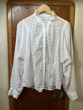 Isabel Marant Etoile White embroidered blouse  42