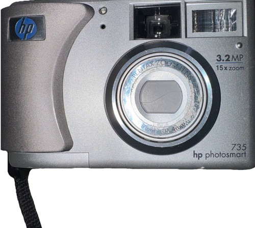 HP PhotoSmart 735 Digital Camera | GRLYB-0210 Digital 3.2MP Y2K Digicam Tested - Picture 5 of 9