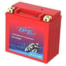 Lithium Motorcycle Battery YTX14-BS 12V Lithium Powersport Battery with DLF14