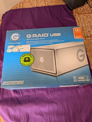 G-Technology 12TB G-Raid / USB 3.0. Dual externe Festplatte, bitte Details lesen