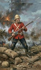 RORKES DRIFT 1879 PRIVATE OWEN USED TO BE A BUILDER .FROM BALA 10X8 inch print.