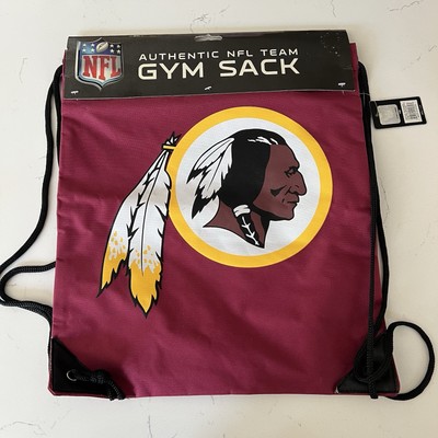 NFL Washington Redskins Commander Team Drawstring Gym Sack Backpack 18X14 NEW