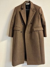USED BALENCIAGA BROWN CHESTER COAT GOOD