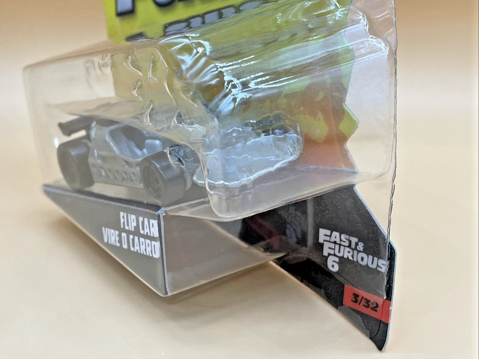 Fast & Furious 6 Flip Car - Mattel 1:55 Diecast - 2016 Cardado #3/32 - Sin abrir Foto 3 de 4