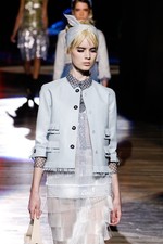 Marc Jacobs Runway Spring 2012 Blue Sheer Seq...