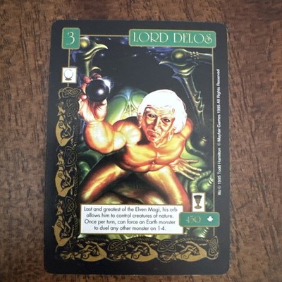 1995 Fantasy Adventures Card Game Lord Delos 1z4