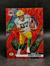 Romeo Doubs 2025 Mosaic Football RED SCOPE SP - Packers