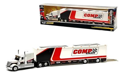 MAISTO Design Custom Haulers 1:64 US Track mit Hänger  Comp Cams Neu/OVP