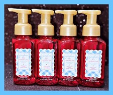 Bath  Body Works Gingham All-American 8.75oz Gentle Clean Foaming Hand Soap x4