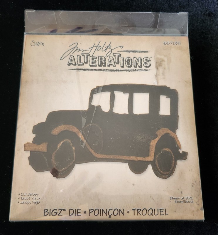 NEW RARE etired Vintage Tim Holtz Alterations Bigz Die "Old Jalopy" # 657185