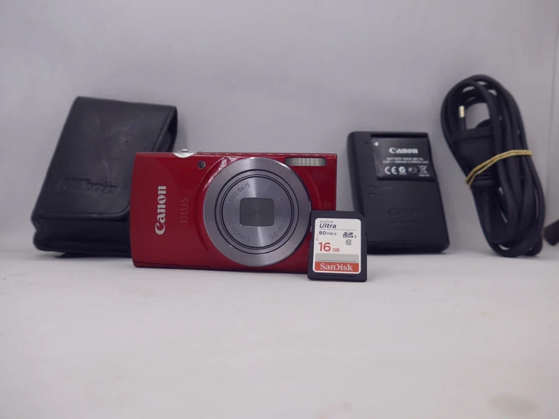 Canon IXUS 165 Red 20MP Digital Camera