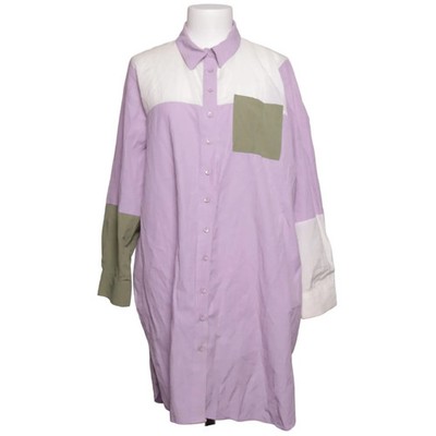 Insirah, Hemd, Größe: L/XL, S-8077, Lila/Weiß/Grün, Baumwolle, Damen #YBe
