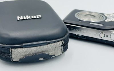 Nikon Digital Camera Coolpix L16 7.1MP Black Tested w/ Memory Card