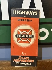 1936 Champlin Road Map: Nebraska USED