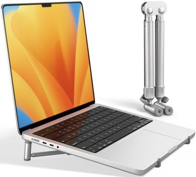 X-Stand Laptop Riser - Cooling Portable Folding MacBook Laptops 12-17'' - Steklo