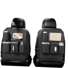 Backseat Car Organizer with Touch Screen,Protectors Kick Mats Travel