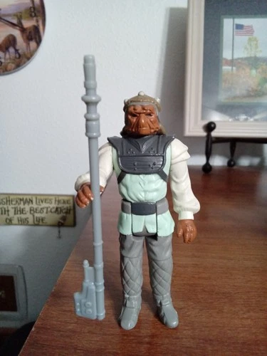 Vintage Star Wars 1983 NIKTO Skiff Guard Figure Complete NO COO GOOD SHAPE *READ