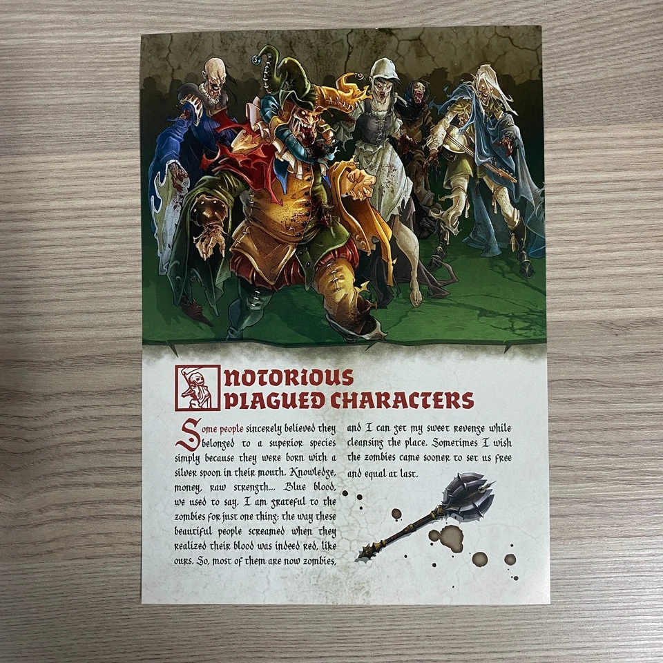 Zombicide NPC-2 Notorious Plagued Caractères Jeu Expansion 2015 Cmon GUF004 - Photo 3/4