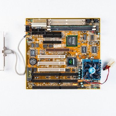 Soyo SY-5EH5 Super Socket 7 Baby AT Motherboard SDR AGP Cyrix 6x86MX 1MB Cache