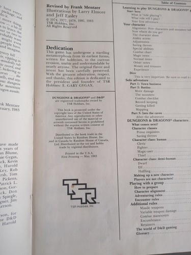 Dungeons & Dragons: Basic Rules Set 1 (MISSING DICE/CRAYON), 1st Red Box TSR - Picture 3 of 11