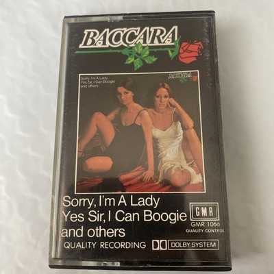 Baccara Cassette Tape Yes Sir I Can Boogie Sorry I m A Lady Vintage GMR 1066