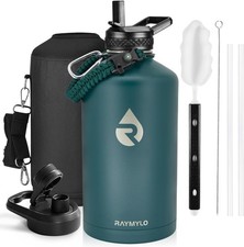 One Gallon Water Bottle Insulated, Triple Walled Vacuum Stainless Steel (Cold fo
