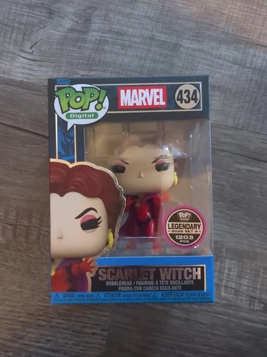 Funko Pop! Digital Vinyl Marvel West Coast #434 Scarlet Witch Le1203 W/Protector